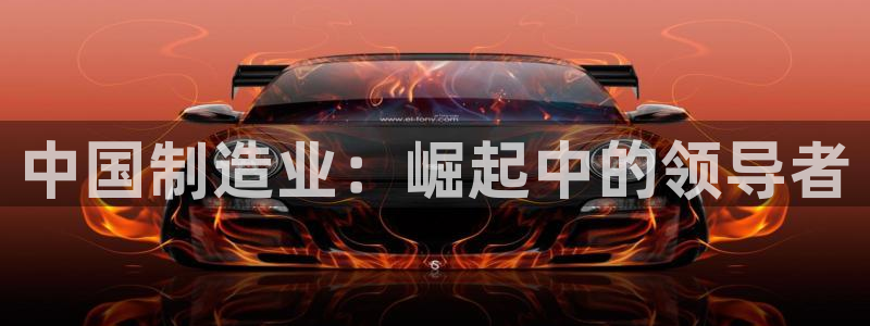 在彩神网输了六万多怎么拿回来：中国制造业：崛起中的领导者